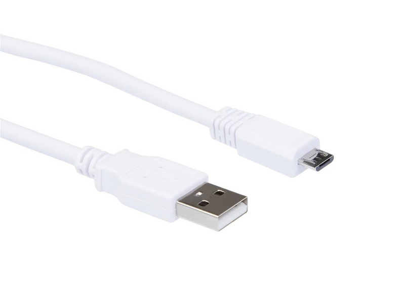 Product Image for iiglo USB A till USB Micro-B 2.0 kabel / 0,3m - Vit