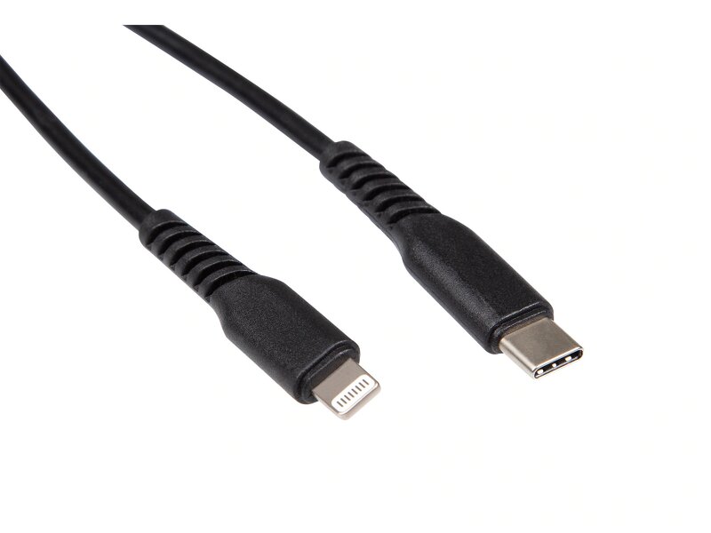 iiglo USB C till lightning kabel / Svart / 1m