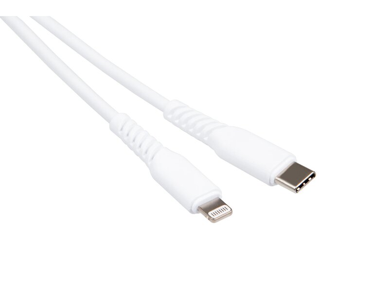 iiglo USB C till lightning kabel / vit / 1m