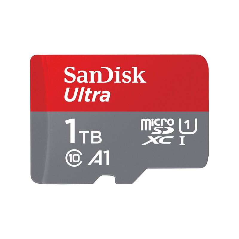 SanDisk Ultra -1TB / 120 MB/s / microSDHC / Class 10 / UHS-I / Adapter