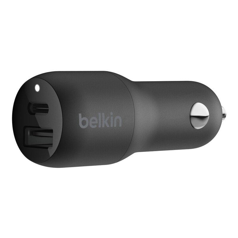 Belkin 20W USB-C PD + 12W USB-A Dual Car Charger