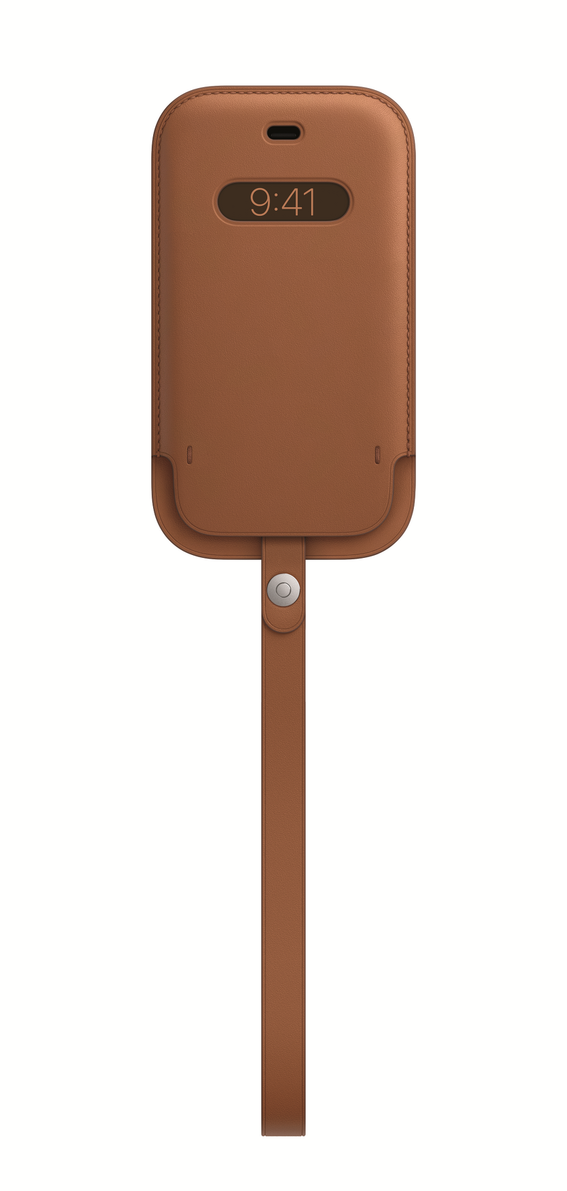 Product Image for iPhone 12 mini Läder Sleeve med MagSafe - Saddle Brown