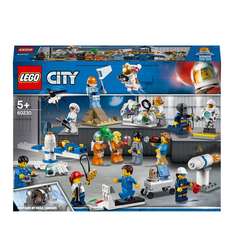 LEGO City Space Figurpaket – Rymdforskning och utveckling 60230