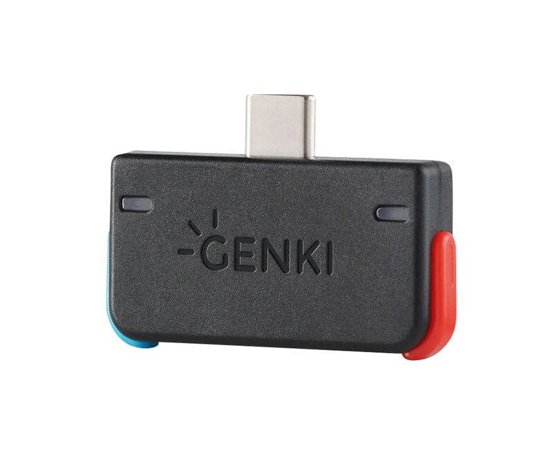 Genki Audio Adapter BT / Nintendo Switch - Röd/Blå