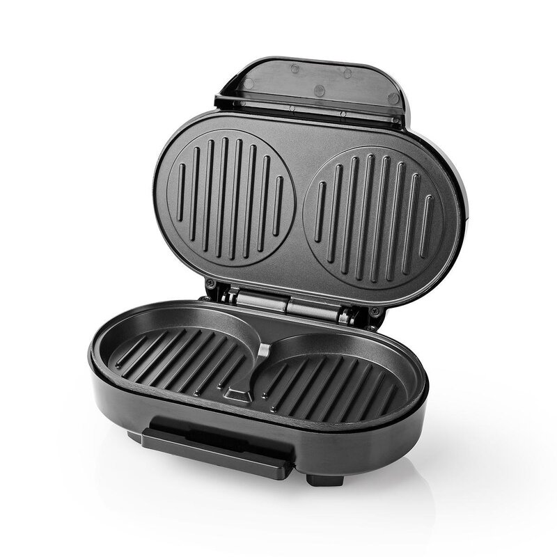 Nedis Hamburgargrill / 1000 Watt - Svart