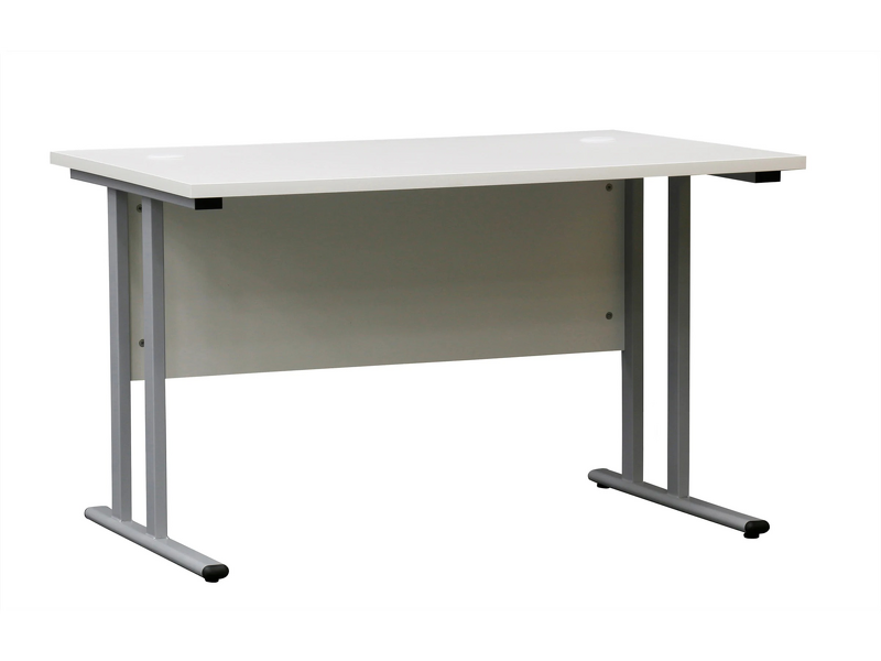 Product Image for iiglo Skrivbord med innsynskärming och kabelhål - Vit