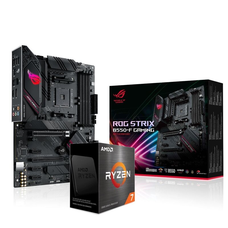 ASUS ROG STRIX B550-F GAMING + AMD Ryzen 7 5800X