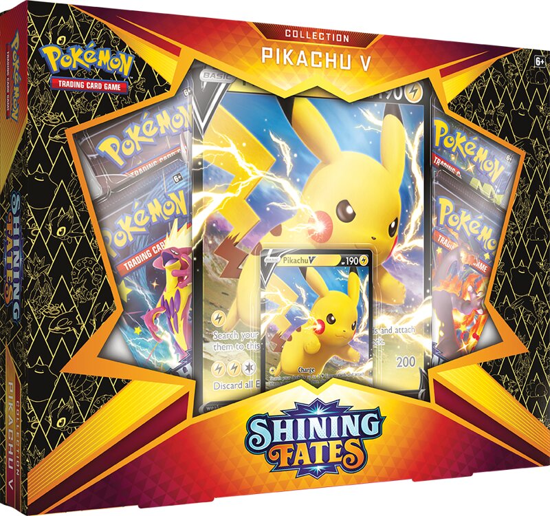 Pokemon Sword & Shield 4.5: Shining Fates Pikachu V Box