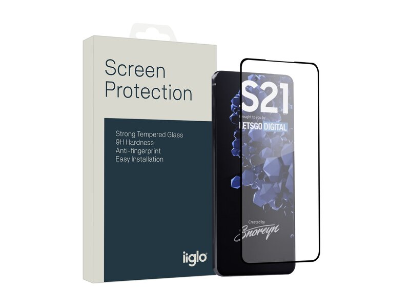 iiglo Samsung Galaxy S21 skärmskydd 2,5D