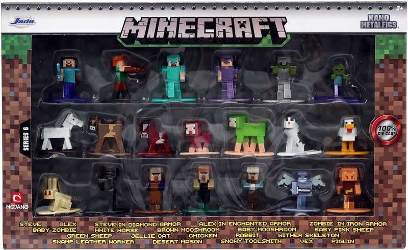 Jada Toys  20-pack Minecraft Dungeons Nanofigurer