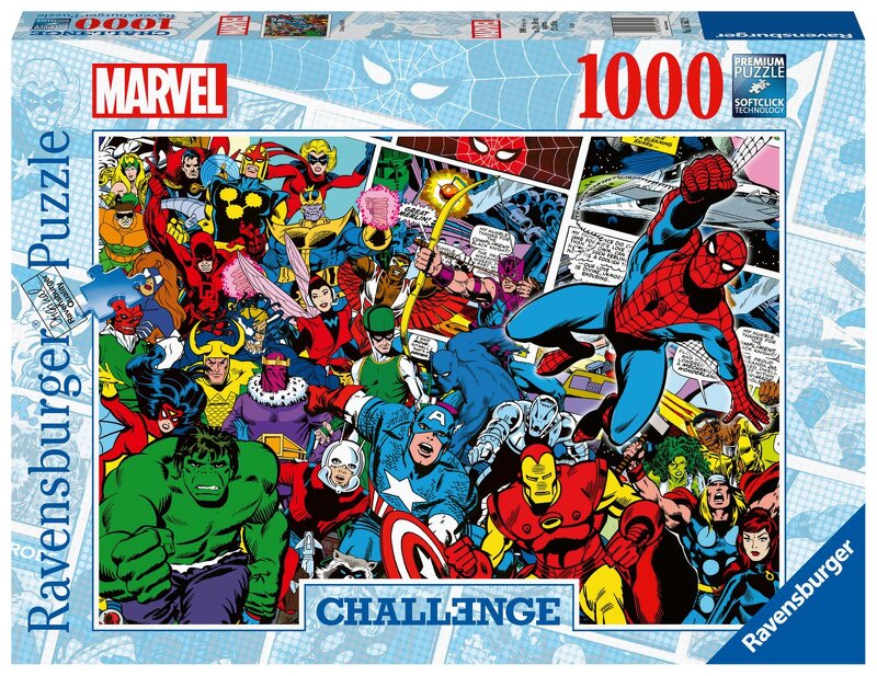 Ravensburger Pussel Challenge Marvel (1000 bitar)