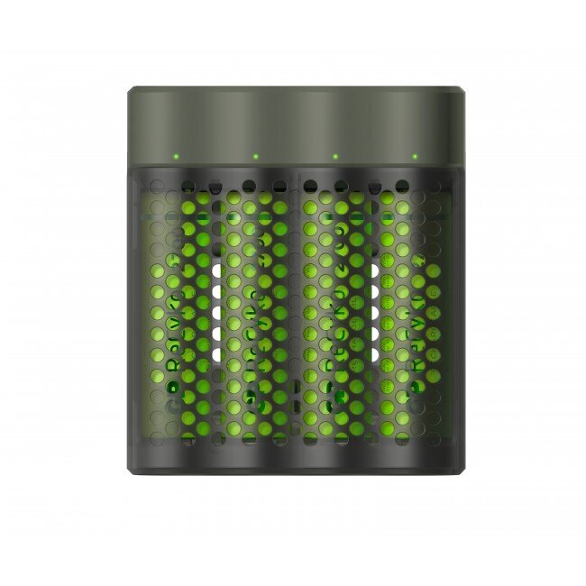 GP ReCyko Speed-batteriladdare M451 (USB), inkl. 4st AA 2600mAh NiMH-batterier