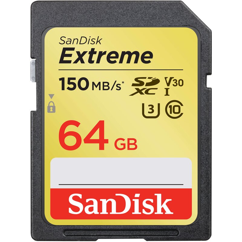 Sandisk SDXC Extreme 64GB / C10 / 150MB/s