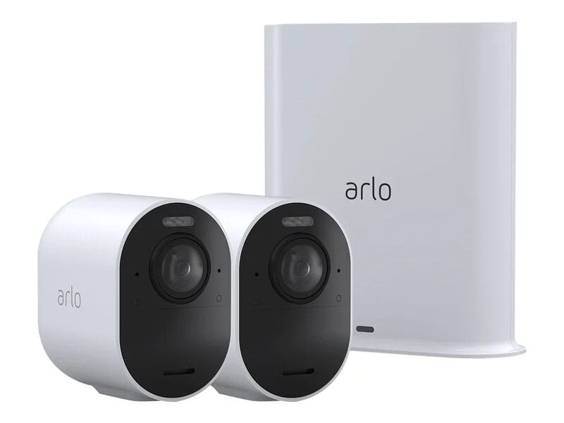 Arlo Ultra 2 Spotlight – Trådlöst 4K HDR säkerhetssystem med 2 kameror