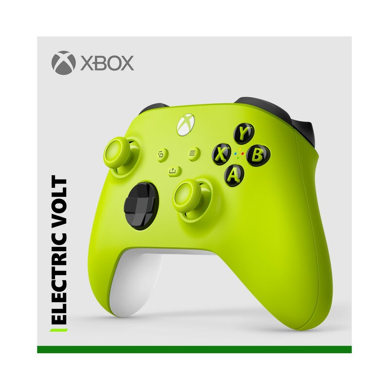 Microsoft Xbox Handkontroll Gul/Lime (XBSX/XBO)