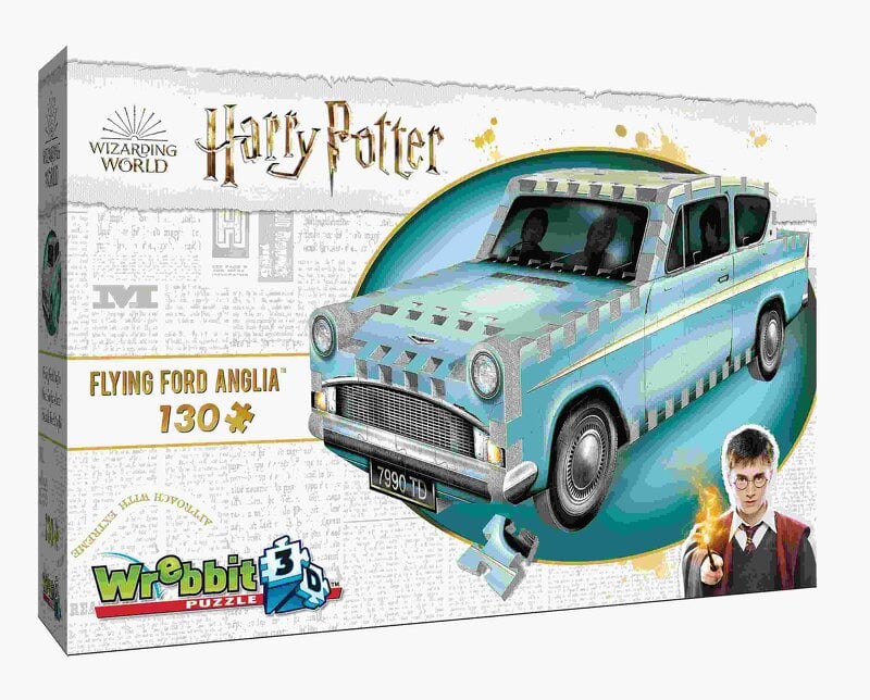 Wrebbit 3D-Pussel Flygande Ford Anglia