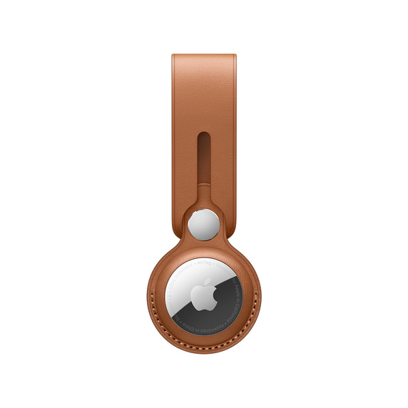 Product Image for Apple AirTag Leather Loop - Saddle Brown