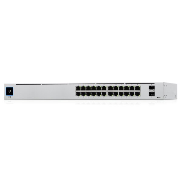 Ubiquiti UniFi USW-24 – 24 ports Gigabit Switch / SFP / PoE (Fyndvara – Klass 1)