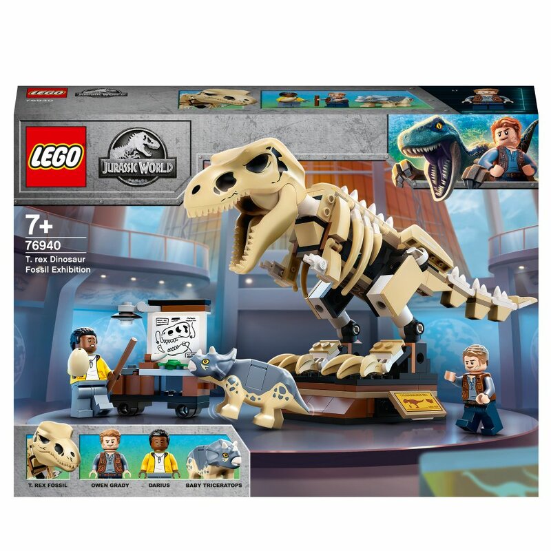 LEGO Jurassic World Fossilutställning med T. rex 76940