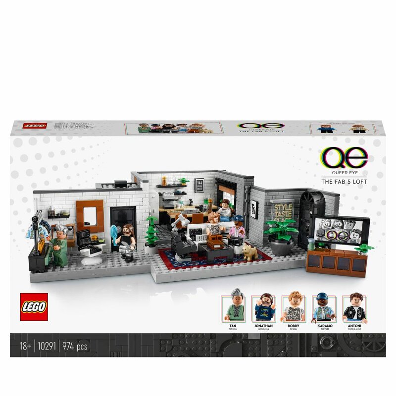 LEGO Icons Queer Eye – Fab 5:s våning 10291