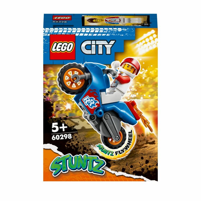 LEGO City Stunt Stuntcykel med raket 60298