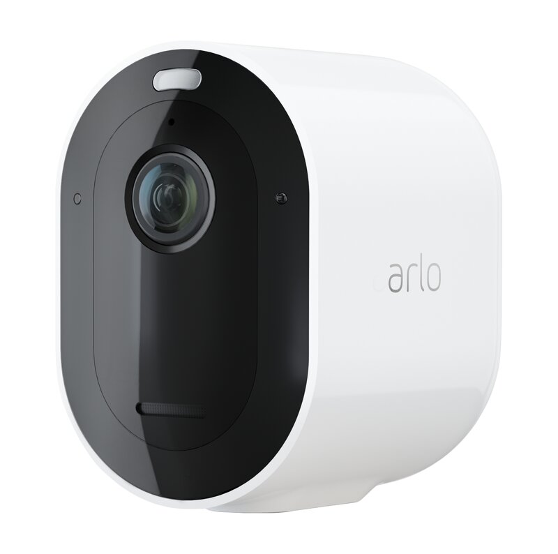 Arlo Pro 4 Spotlight – Trådlöst 2K QHD säkerhetssystem med 1 kamera – Vit
