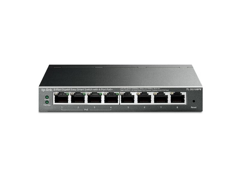 TP-Link TL-SG108PE – 8-Port / Easy Smart Switch / PoE