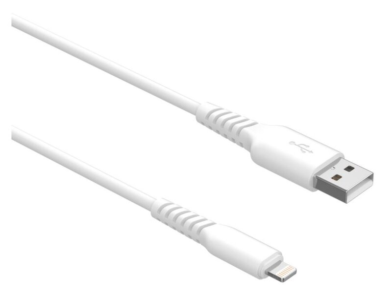 iiglo USB A till lightning kabel 0,3m / Vit
