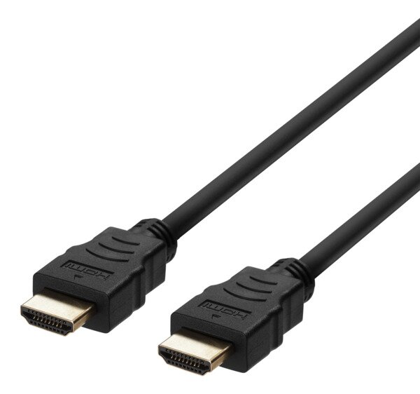 Deltaco Ultra High-Speed HDMI-kabel / 1m - Svart