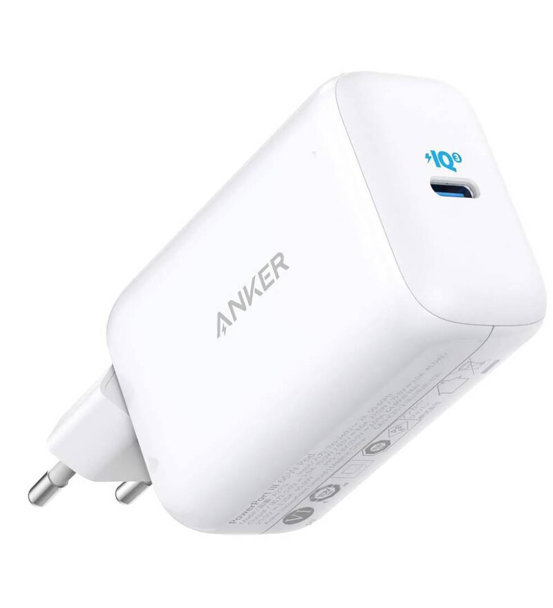 Anker PowerPort III / Strömadapter / 65W – Vit