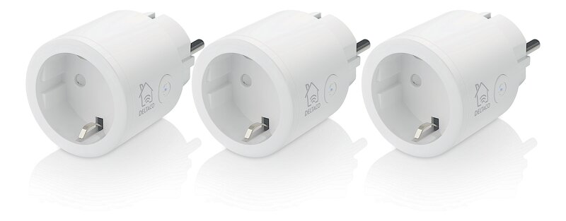 Deltaco Smart Home Plug / 10A – 3-pack