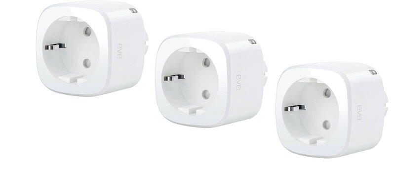 Eve Energy 2020 – 3-PACK – Smart Plug & Energimätare fungerar med Apple HomeKit
