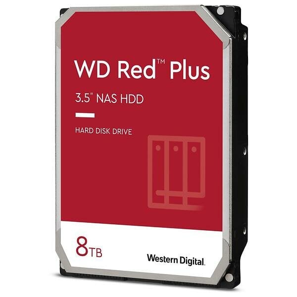 WD Red Plus 8TB / 256MB Cache / 7200 RPM (WD80EFBX)