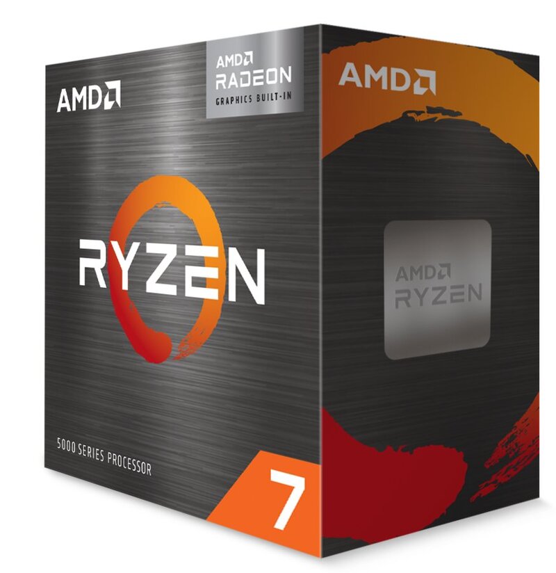 AMD Ryzen 7 5700G / 8 Cores / 16 Threads / 3.8 Ghz