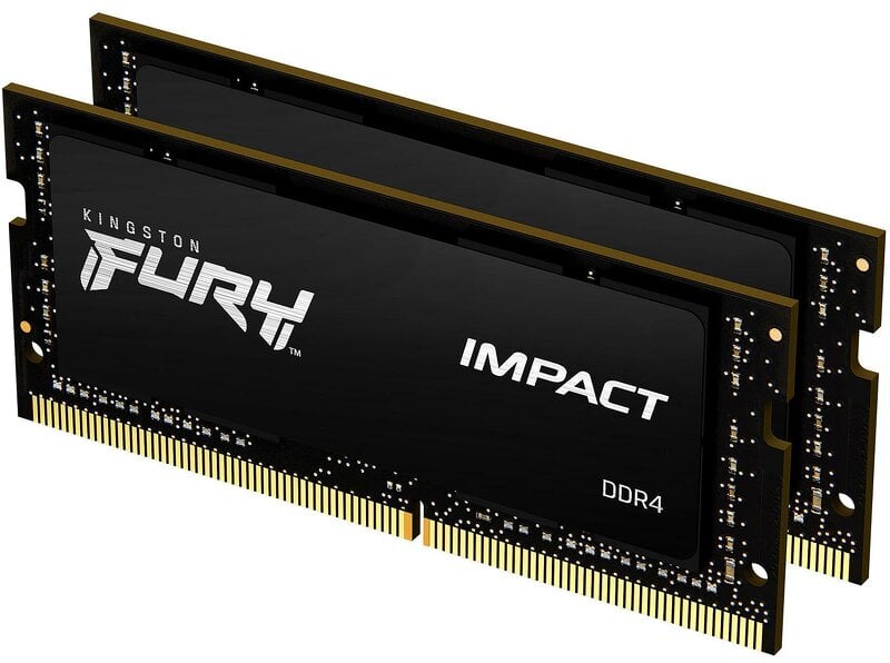 Kingston Fury Impact 32GB (2x16GB) / SO-DIMM DDR4 / 3200MHz / CL20 / KF432S20IBK2/32