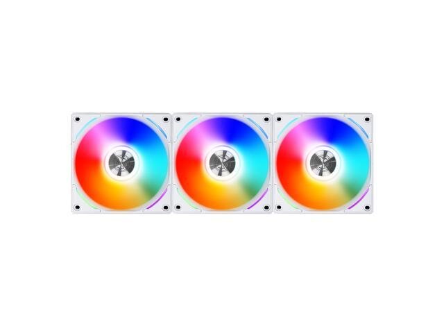 Lian Li UNI FAN AL120 / PWM / A-RGB / 120mm / 3-pack – Vit