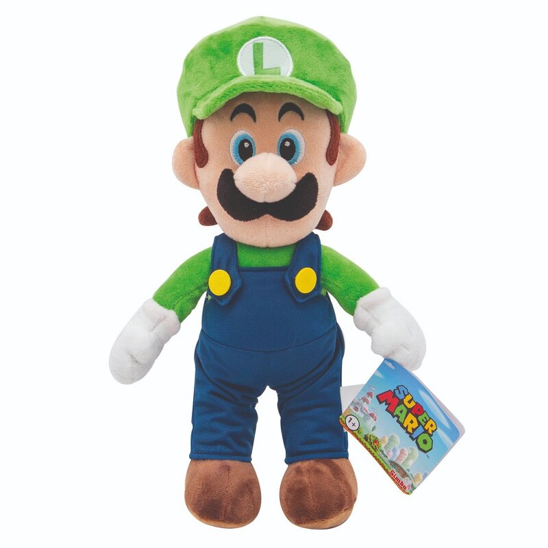 Simba Super Mario Plush – Luigi 30cm