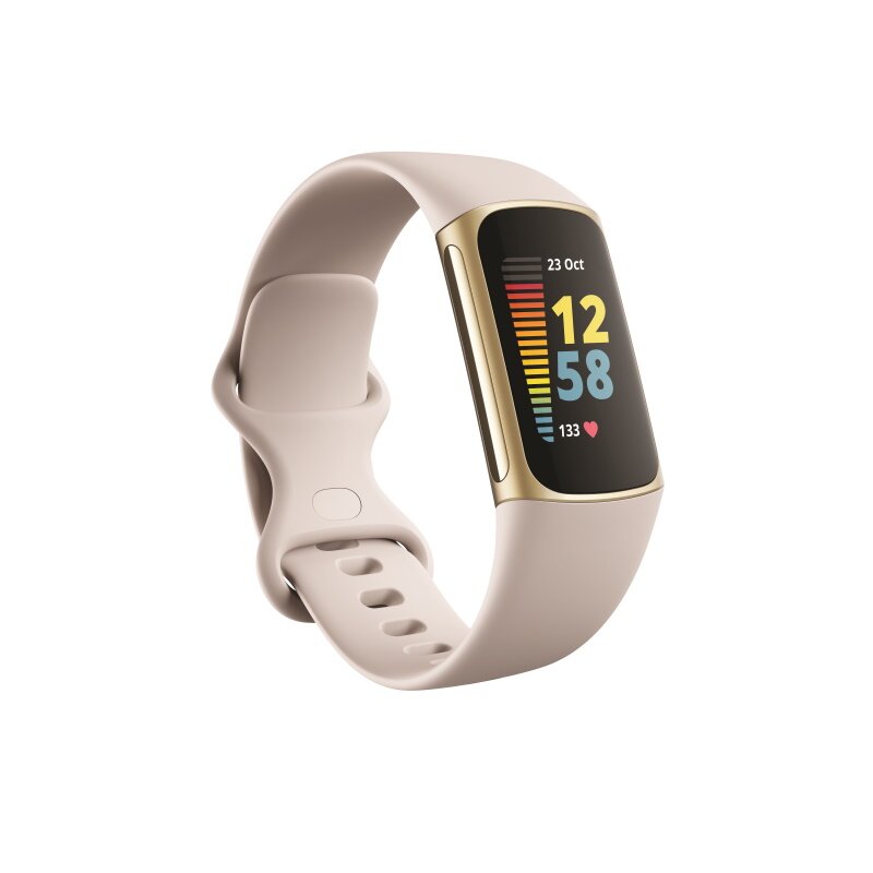 Fitbit Charge 5 – Lunar White/Gold