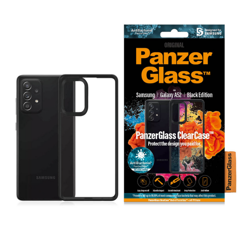 Product Image for Samsung Galaxy A52 / Panzerglass/ ClearCase - Svart