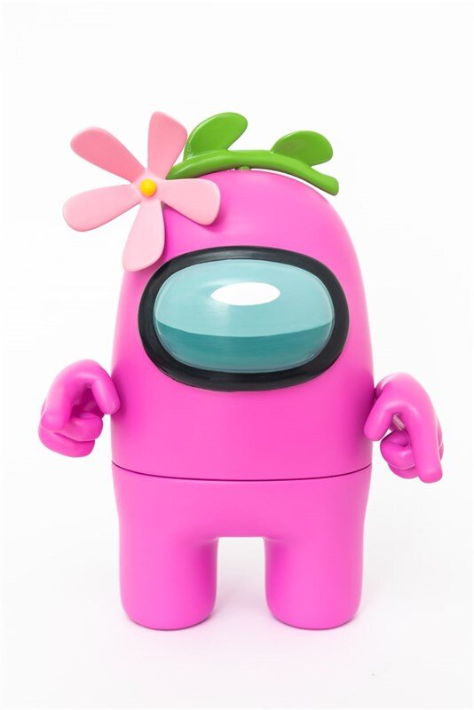 Among Us Crewmate Pink Actionfigur 17 cm