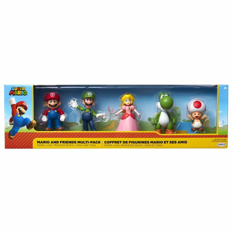 Super Mario – Mario & Friends Figurpaket 6 cm (5-pack)