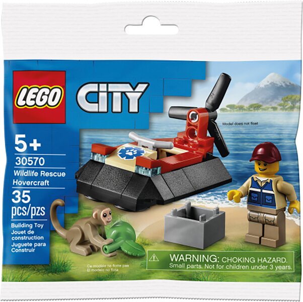 LEGO City Wildlife Rescue hovercraft 30570