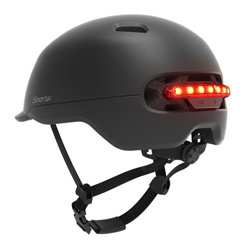 Xiaomi Smart4u City Riding Smart Flash Helmet (M) – Svart