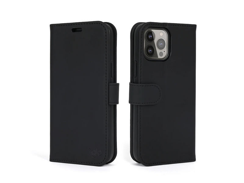 Product Image for iPhone 13 Pro Max / iiglo / Plånboksfodral - Svart