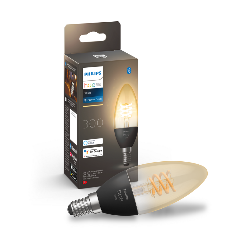 Product Image for Philips Hue White Filament 4,5W / Candle / E14 / 1-pack