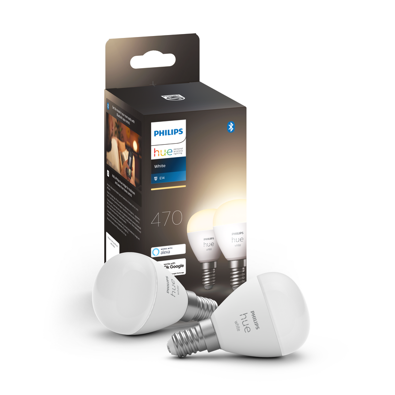 Product Image for Philips Hue White Luster 5,7W / E14 / 2-pack