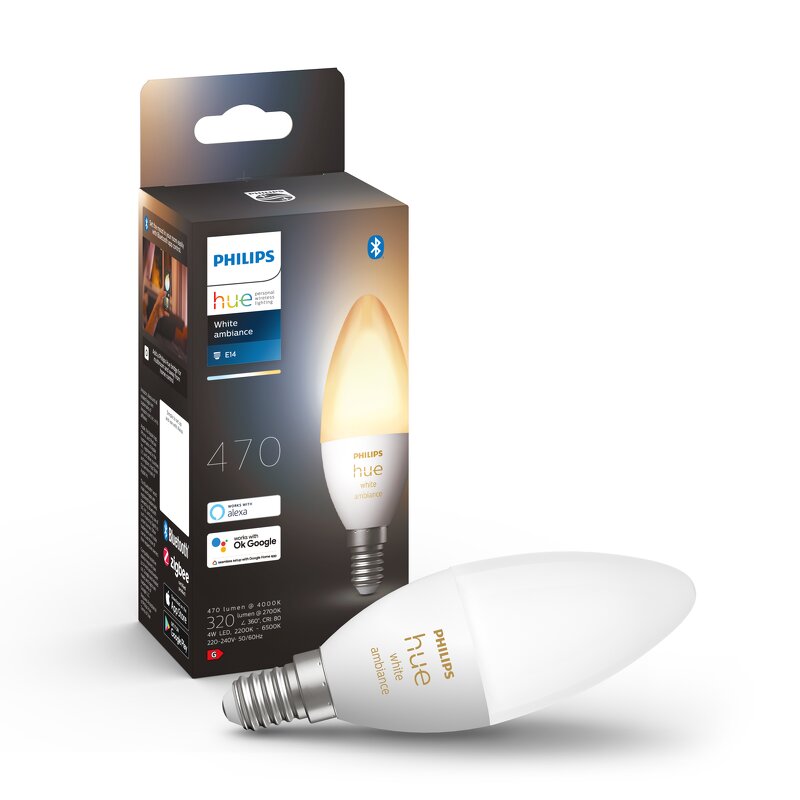 Philips Hue White Ambience 5,2W / B39 / E14 / 1-pack