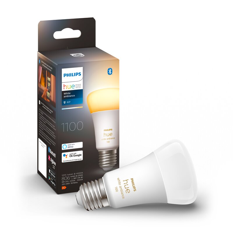 Philips Hue White Ambience 8W / A60 / E27 / 1-pack