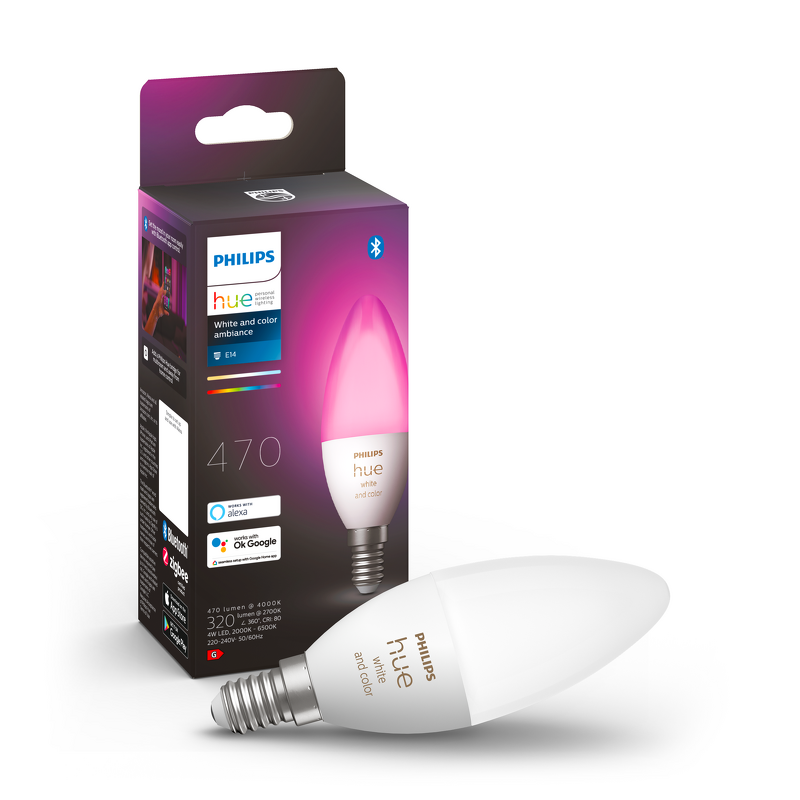 Product Image for Philips Hue White and Color Ambience 5,3W / B39 / E14 / 1-pack