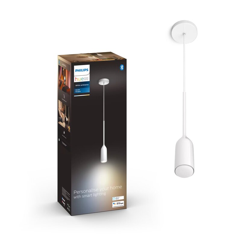 Philips Hue White Ambience Devote pendellampa / Vit